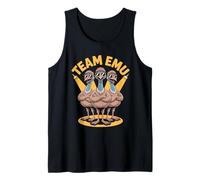 Team Emu Funny Cartoon Aussie Outback Bird Birthday Party Tank Top