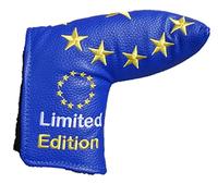 Team Europe Limited Edition Blue Blade European Golf Putter Cover ideal for Ping Anser or Scotty Cameron Blade