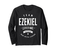 Team Ezekiel Lifetime Member Funny Name Ezekiel Long Sleeve T-Shirt