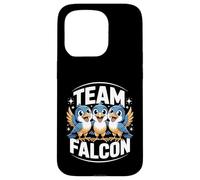 Team Falcon Cartoon Bird of Prey for Birthday Nature Fans Case for iPhone 15 Pro