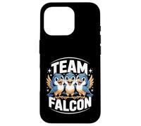 Team Falcon Cartoon Bird of Prey for Birthday Nature Fans Case for iPhone 16 Pro