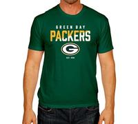 Team Fan Apparel Adult NFL Diagonal Fade Color Block T-Shirt - Officially Licensed - Tagless - 100% Cotton - Unisex, Forest Green, XXL