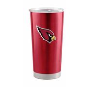 Team Fan Apparel NFL 20oz Gameday Stainless Steel Tumbler, Insulated For Hot & Cold, Slider Lid, On-The-Go Travel, Officially Licensed (Arizona Cardinals - Cardinal)