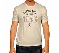 Team Fan Apparel NFL Adult Big Date Tag-Less T-Shirt, Unisex Football Tee, Soft Comfortable Cotton, Officially Licensed, Natural, XXL