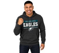 Team Fan Apparel NFL Adult Gameday Charcoal Hooded Sweatshirt - Cotton & Polyester Blend - Stay Warm and Represent Your Team