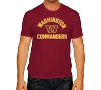Team Fan Apparel NFL Adult Gameday T-Shirt - Cotton Blend - Tagless - Semi-Fitted - Unleash Your Team Spirit During Game Day, Maroon, S