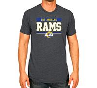 Team Fan Apparel NFL Adult Team Block Tagless T-Shirt - Cotton Blend - Charcoal - Perfect for Game Day - Comfort and Style, Charcoal, XL
