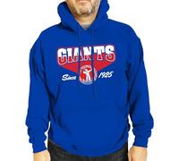 Team Fan Apparel NFL Adult Unisex Vintage Block Ultra Soft Fleece Hooded Sweatshirt, Officially Licensed Football Performance, Royal, XXXXXL
