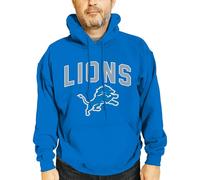 Team Fan Apparel NFL Home Team Hoodie - Adult Hooded Sweatshirt - Pro Football Fleece Hoodie - Pullover Sweatshirt (Detroit Lions - Blue, Adult Small)