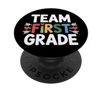 Team First Grade Elementary School Staff Proud Educator PopSockets Adhesive PopGrip