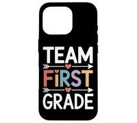 Team First Grade Support Staff Teachers School Educator Life Case for iPhone 16 Pro