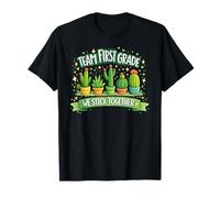 Team First Grade We Stick Together Tee Cute Cactus Teacher T-Shirt