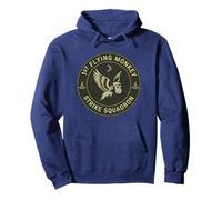 Team FLYING MONKEYS Air SQUADRON Wizard Black Magic Force Pullover Hoodie