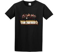 Team Fortress 2 Tf2 Logo O Neck Men Shirt Black XXL