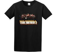 Team Fortress 2 Tf2 Logo O Neck Men Shirt Size S Black