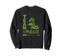 Team Fourth 4th Grade Cool Cammo Teacher Student School Sweatshirt