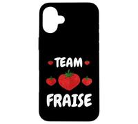 Team Fraise Fruit Été Dessert Chef Cuisine Pâtissier Dessert Case for iPhone 16 Plus