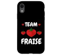 Team Fraise Fruit Été Dessert Chef Cuisine Pâtissier Dessert Case for iPhone XR