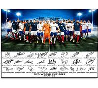 Team France World Cup 2022 Full Squad Signed Poster A4 Football Photo