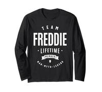 Team Freddie Lifetime Member Funny Name Freddie Long Sleeve T-Shirt