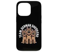 Team German Shepherd Cute Cartoon for Dog Owner Pet Alsatian Case for iPhone 13 Pro