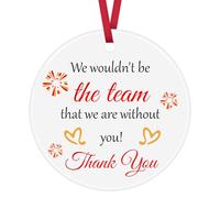 Team Gifts for Colleague We Wouldn't be the Team that We are Without You Ornament Team Appreciation Gifts for Employees Staff Coworker Thank You Gift for Boss Coach Team Leader