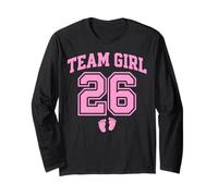 Team Girl 26 Varsity Birthday Party Squad Long Sleeve T-Shirt