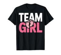Team Girl Gender Reveal Personalized Family Celebration T-Shirt