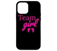 Team Girl Pink Baby Shower Gender Reveal Party Case for iPhone 12 mini