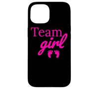 Team Girl Pink Baby Shower Gender Reveal Party Case for iPhone 15