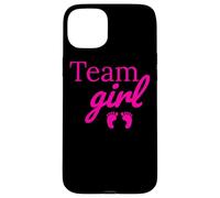 Team Girl Pink Baby Shower Gender Reveal Party Case for iPhone 15 Plus