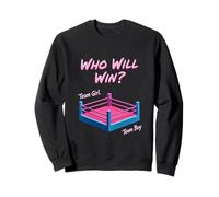 Team Girl vs Team Boy Boxing Ring Gender Reveal Showdown Sweatshirt