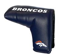 Team Golf Denver Broncos Tour Blade Putter Cover - Fits Most Blade Putters, Magnetic Closure, Orange, Polyester
