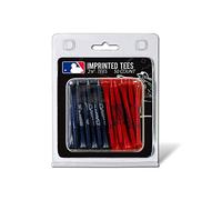 Team Golf MLB Atlanta Braves 2-3/4" Golf Tees, 50 Pack, Regulation Size, Multi Team Colors