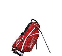 Team Golf NCAA Alabama Crimson Tide Fairway Golf Stand Bag, Lightweight, 14-way Top, Spring Action Stand, Insulated Cooler Pocket, Padded Strap, Umbrella Holder & Removable Rain Hood