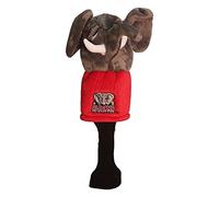 Team Golf NCAA Alabama Crimson Tide Mascot Head Cover Mascot Golf Club Headcover, Fits most Oversized Drivers, Extra Long Sock for Shaft Protection, Officially Licensed Product