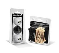 Team Golf NCAA Colorado Buffaloes 3 Golf Balls And 50 Golf Tees Logo Imprinted Golf Balls (3 Count) & 2-3/4" Regulation Golf Tees (50 Count), Multi Colored