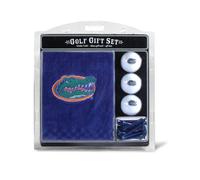 Team Golf NCAA Florida Gators Gift Set: Embroidered Golf Towel, 3 Golf Balls, and 14 Golf Tees 2-3/4" Regulation, Tri-Fold Towel 16" x 22" & 100% Cotton