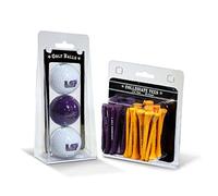 Team Golf NCAA LSU Tigers 3 Golf Balls And 50 Golf Tees Logo Imprinted Golf Balls (3 Count) & 2-3/4" Regulation Golf Tees (50 Count), Multi Colored