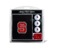 Team Golf NCAA NC State Wolfpack Gift Set: Embroidered Golf Towel, 3 Golf Balls, and 14 Golf Tees 2-3/4" Regulation, Tri-Fold Towel 16" x 22" & 100% Cotton