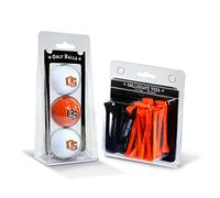 Team Golf NCAA Oregon State Beavers Logo Imprinted Golf Balls (3 Count) & 2-3/4" Regulation Golf Tees (50 Count), Multi Colored