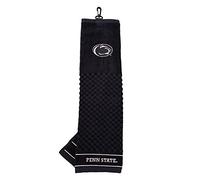 Team Golf NCAA Penn State Nittany Lions Embroidered Golf Towel Embroidered Golf Towel, Checkered Scrubber Design, Embroidered Logo