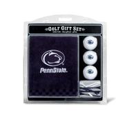 Team Golf NCAA Penn State Nittany Lions Gift Set: Embroidered Golf Towel, 3 Golf Balls, and 14 Golf Tees 2-3/4" Regulation, Tri-Fold Towel 16" x 22" & 100% Cotton