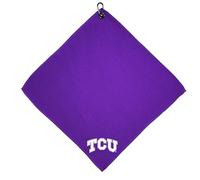 Team Golf NCAA TCU Horned Frogs Microfiber Golf Towel, 15 x 15