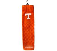 Team Golf NCAA Tennessee Volunteers Embroidered Golf Towel Embroidered Golf Towel, Checkered Scrubber Design, Embroidered Logo