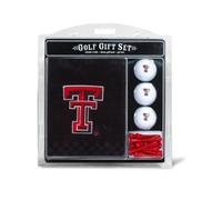 Team Golf NCAA Texas Tech Red Raiders Gift Set Embroidered Golf Towel, 3 Golf Balls, and 14 Golf Tees 2-3/4" Regulation, Tri-Fold Towel 16" x 22" & 100% Cotton, multi team color, one size (25120)