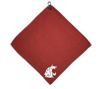 Team Golf NCAA Washington State Cougars Microfiber Golf Towel, 15 x 15