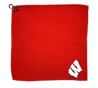 Team Golf NCAA Wisconsin Badgers Microfiber Golf Towel, 15 x 15