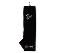 Team Golf NFL Atlanta Falcons Embroidered Golf Towel Embroidered Golf Towel, Checkered Scrubber Design, Embroidered Logo