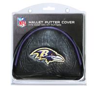 Team Golf NFL Baltimore Ravens Golf Mallet Putter Cover Golf Club Mallet Putter Headcover, Fits Most Mallet Putters, Scotty Cameron, Daddy Long Legs, Taylormade, Odyssey, Titleist, Ping, Callaway